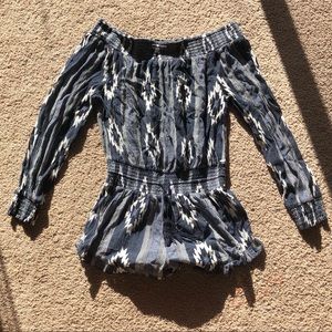 Off the shoulder romper